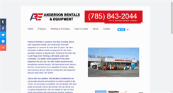 Desktop Screenshot of andersonrentals.com